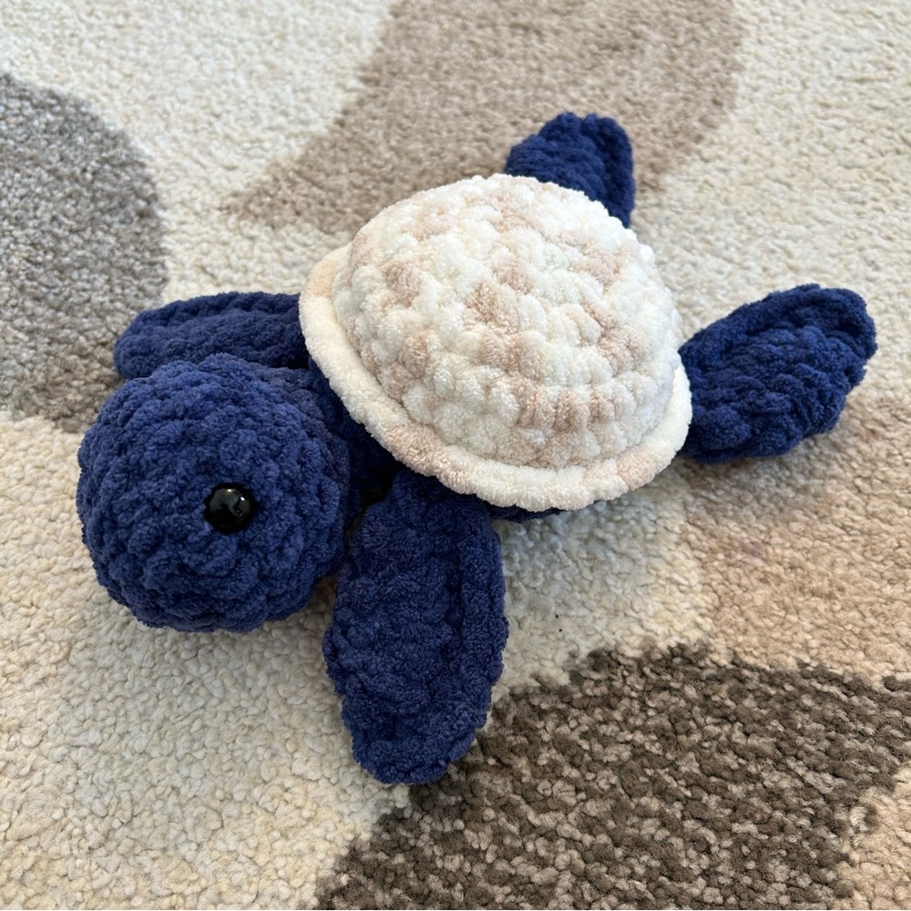 Hand Crocheted Amigurumi Sea Turtle